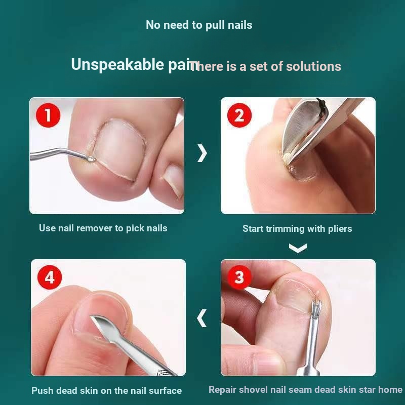 Z Bộ Kềm Cắt Móng Tay / Móng Chân Bằng Thép Không Gỉ Chuyên Dụng