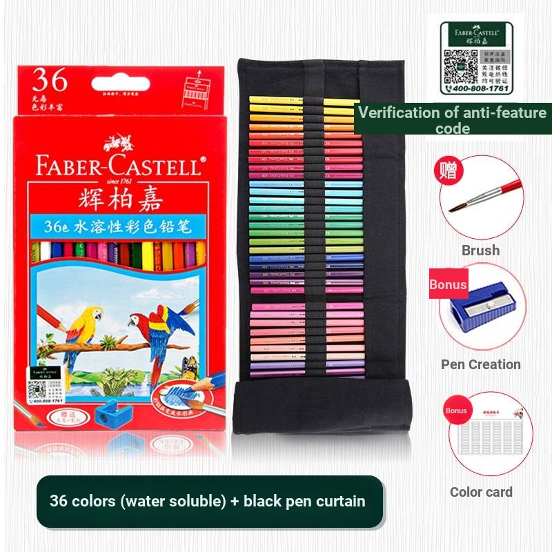 Đức Bút Chì Màu 48 Màu Tùy Chọn Với 72 Màu Tan Trong Nước Cho Người Mới Bắt Đầu