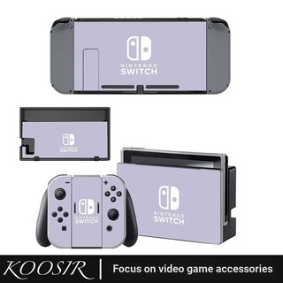 Nhãn Dán Toàn Diện Cho Máy Chơi Game nintendo switch ns + Miếng Dán Giảm Đau