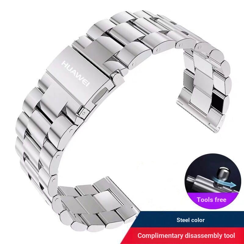 Phù Hợp Dây Đeo Bằng Thép Không Gỉ 22mm Cho huawei gt4 / gt3 46mm / gt2 46mm / pro / gt3 pro 46mm 3 / 4 pro / glory magic2 / gs3