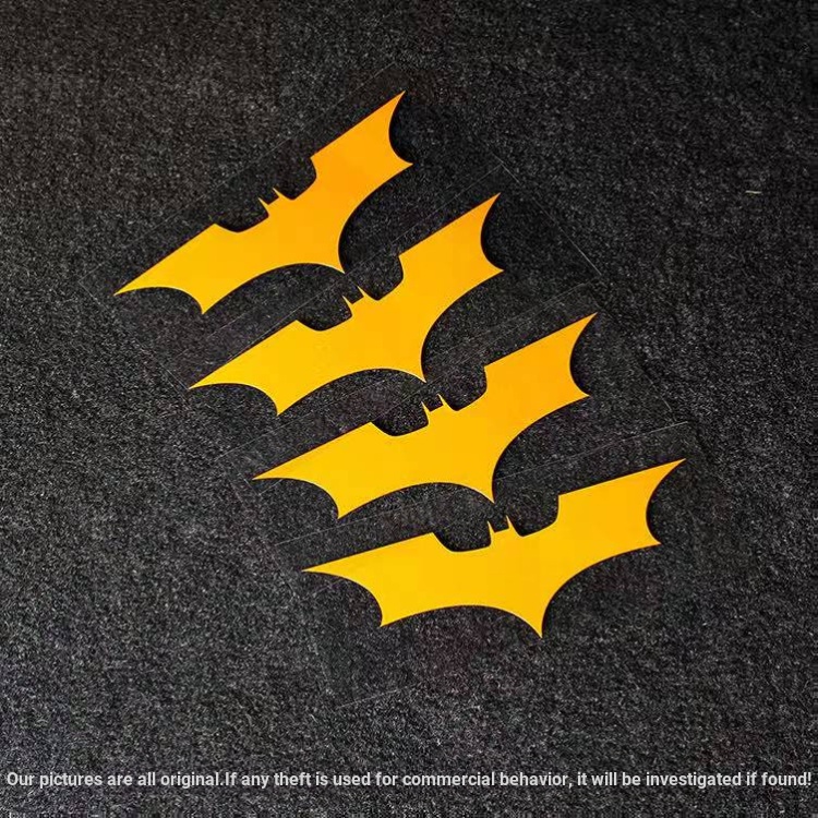 Miếng Dán Phản Quang In logo batman Nhiều Màu Sắc Chống Thấm Nước Trang Trí Xe Hơi / Xe Máy