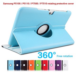 Bao Da Máy Tính Bảng Xoay Chống Sốc Bảo Vệ Cho samsung tab2 gt p5110 p5100 p7500 p7510