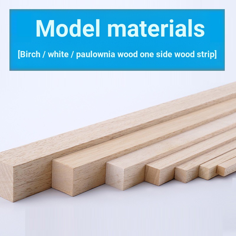 Mô Hình Máy Bay Bằng Gỗ / Thanh Gỗ Trắng / Sợi Gỗ Trắng Làm Thủ Công diy