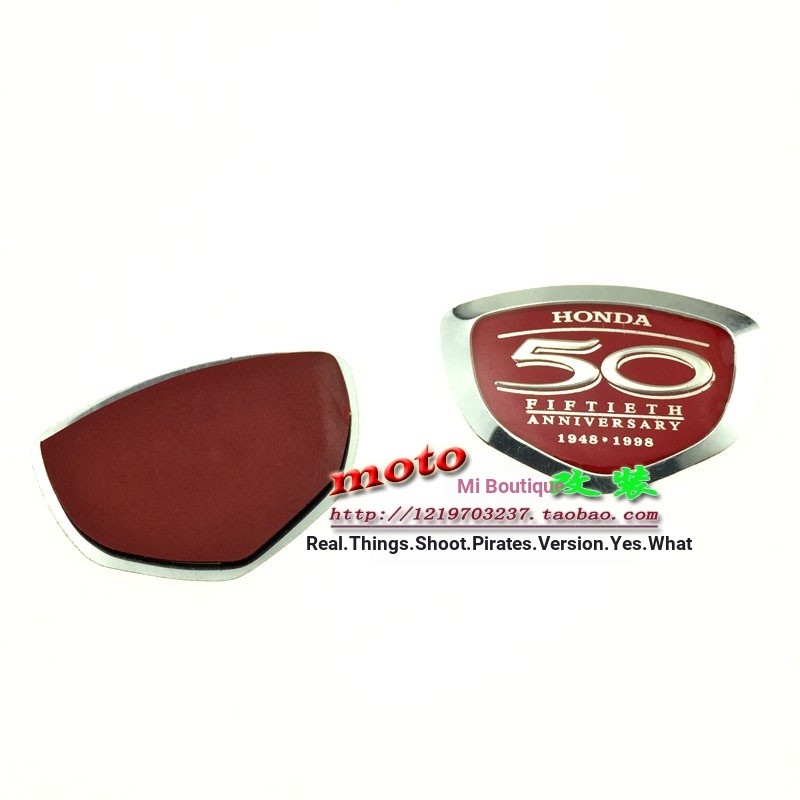 Miếng Dán Trang Trí Mạ Điện In logo moto dio af52 phase / Rùa / Vuông Kỉ Niệm 50 Năm