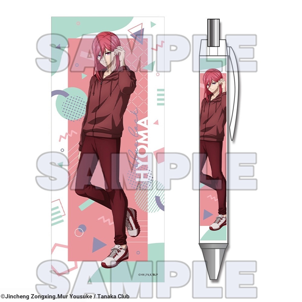 Bút Bi Bấm Khóa Màu Xanh Lam Hình anime clean bee le jiu yuanwa