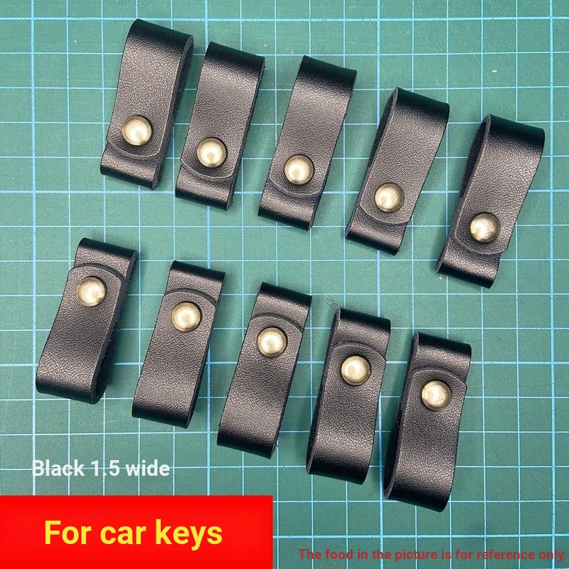 ✤✹✳Móc Chìa Khóa Xe Hơi Bằng Da Bò Thật Có Thể Tháo Rời Không Đau Sáng Tạo