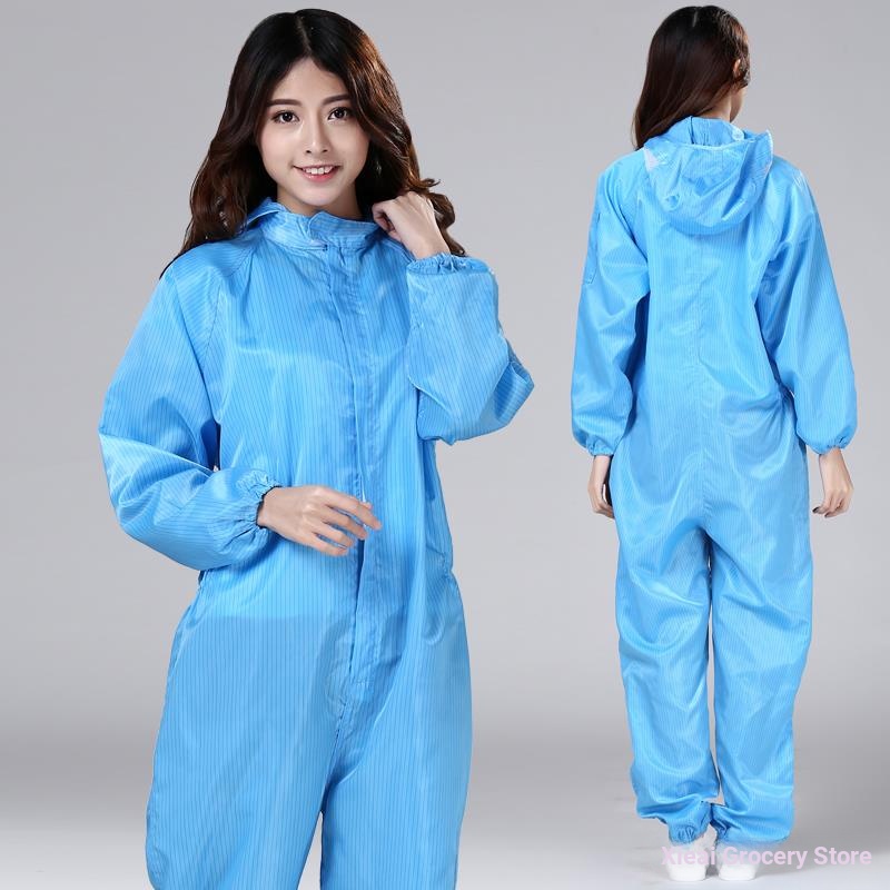 Cửa Hàng Tạp Hóa Áo Liền Quần Chống Tĩnh Điện Chống Bụi Không Lo Lắng