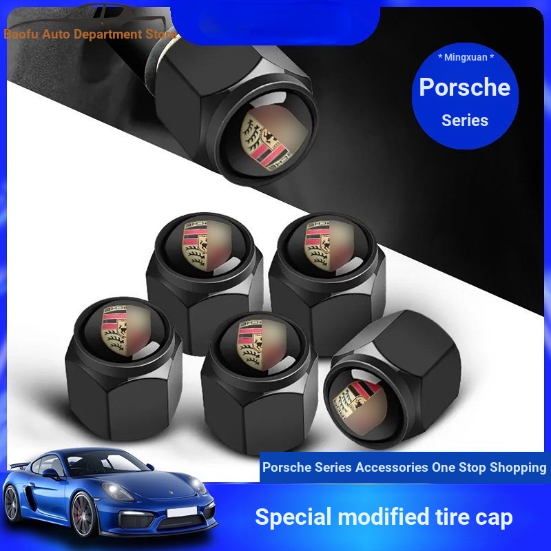 Phụ Kiện Trang Trí Nắp Van Bánh Xe Hơi porsche porsche cayenne panamera / macan / 718 / 911