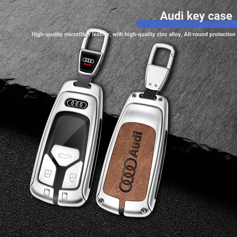 Bao Da Bảo Vệ Chìa Khóa Xe Hơi Audi A4 B9 A5 A6 8S 8W Q5 Q7 4M S4 S5 S7 TT TTS TFSI RS