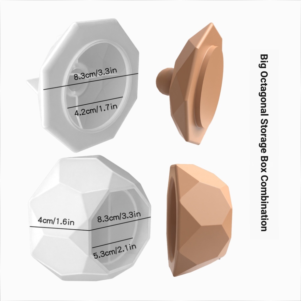 Khuôn silicone Làm Chậu Cây Trang Sức Ba Chiều