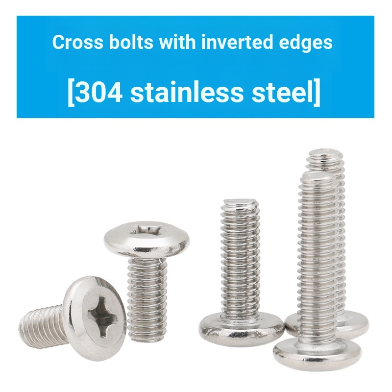 Bu Lông Đầu Dẹt Lớn Bằng Inox 304 m3 m4 m5 Chuyên Dụng Nối Móng / Đồ Nội Thất