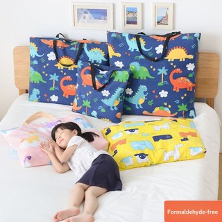 Túi Vải canvas Đựng Chăn Mền Đa Năng Chống Thấm Nước Họa Tiết Dễ Thương Cho Bé Mẫu Giáo