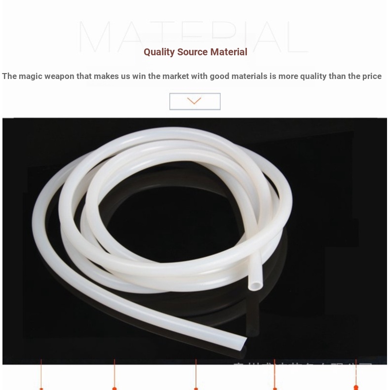 Silicone Ống Cao Su Silicon 2mm / 3 / 4 / 5 / 6 / 8 / 10 / 12 / 16 / 19mm