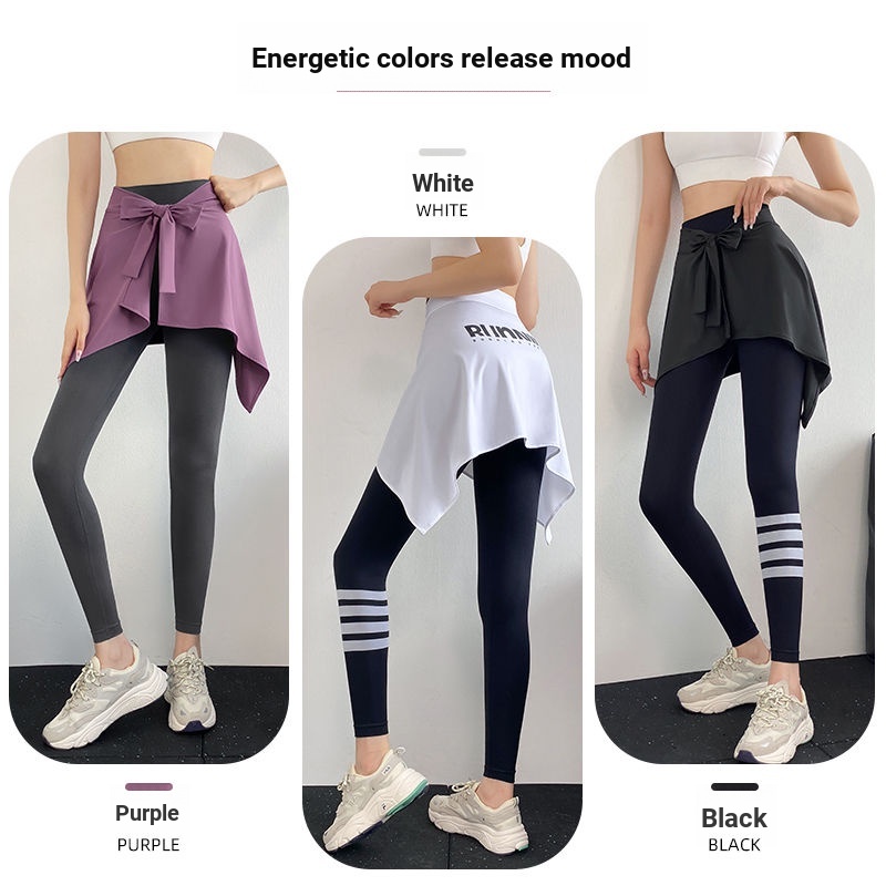 Quần Legging Thể Thao Một Mảnh Khô Nhanh Chống Lộ Hàng Mới Năm 2023