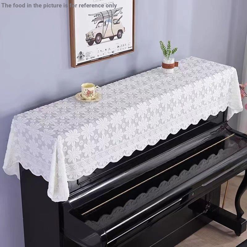 Vỏ Bọc Bàn Phím Đàn piano Điện Tử 7.3 Inch Vải Ren Chống Bụi Thông Dụng