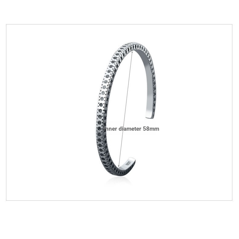 Mới Vòng Tay Hở Họa Tiết Chấm Bi Phong Cách boho Thời Trang Cho Nam Và Nữ