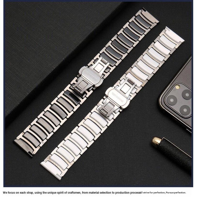 SAMSUNG Dây Đeo Bằng Thép Không Gỉ 22mm Cho huawei gt4 / gt3 46mm / gt2 46mm / gt2 pro / gt2e / 3 / 4pro / gt2e / s3 / honor magic2 46mm / huami 2 / 2s