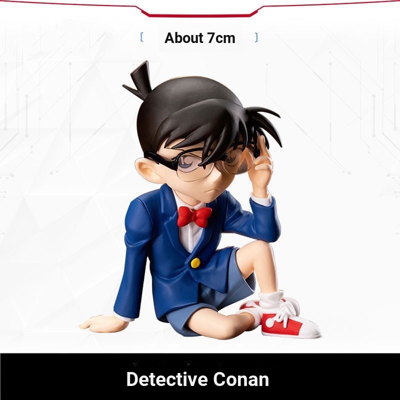 Mô Hình Thám Tử conan Ngồi Được Làm Thủ Công Dùng Trang Trí