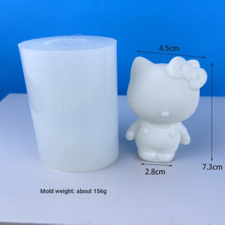 Khuôn Silicon Làm Búp Bê Hình Động Vật Hoạt Hình Ba Chiều diy sanrio kuromi pikachu