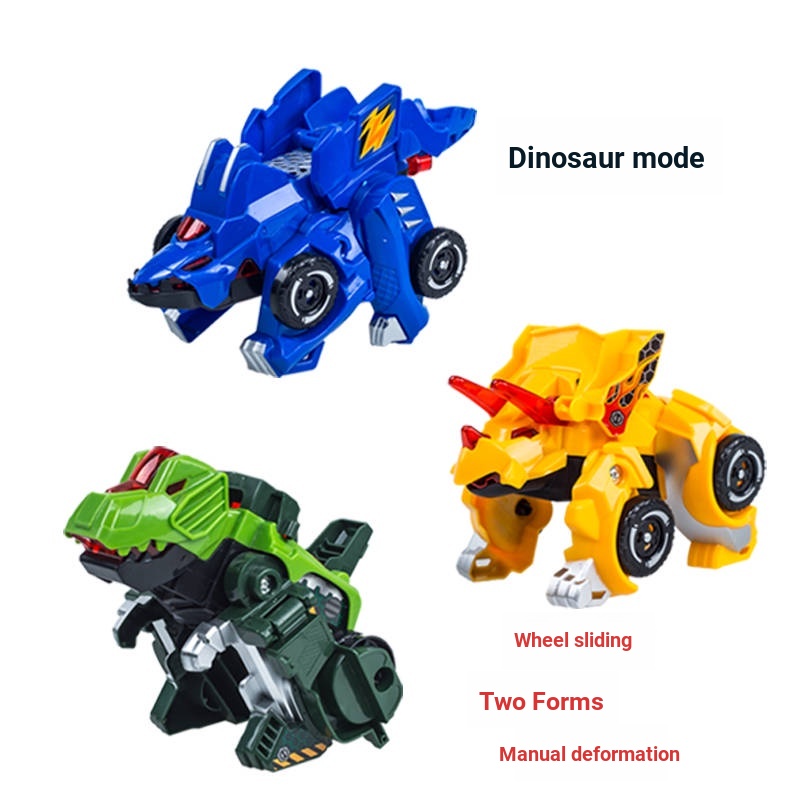 Xe Hơi Khủng Long triceratops stegosaurus pterosaur Biến Hình Dành Cho Bé Trai