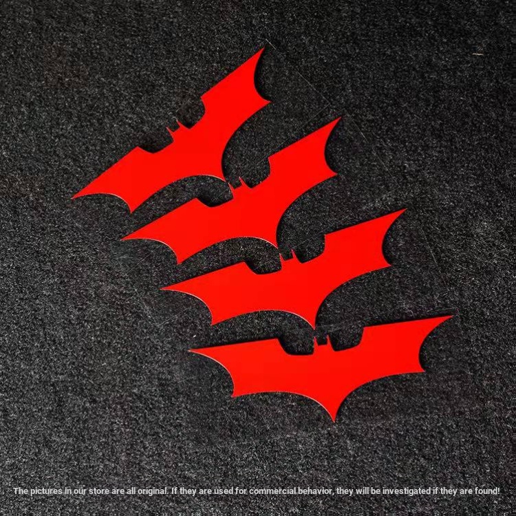 Miếng Dán Phản Quang In logo batman Nhiều Màu Sắc Chống Thấm Nước Trang Trí Xe Hơi / Xe Máy