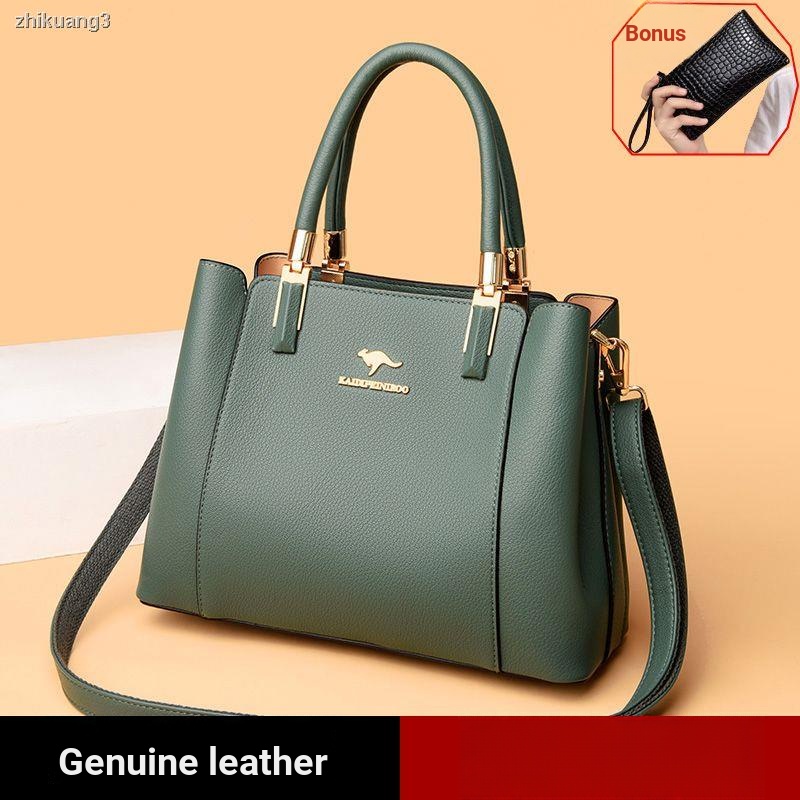 Túi Xách Da Bò Thật Thiết Kế Đơn Giản Thời Trang 2023 Cho Nữ Trung Niên