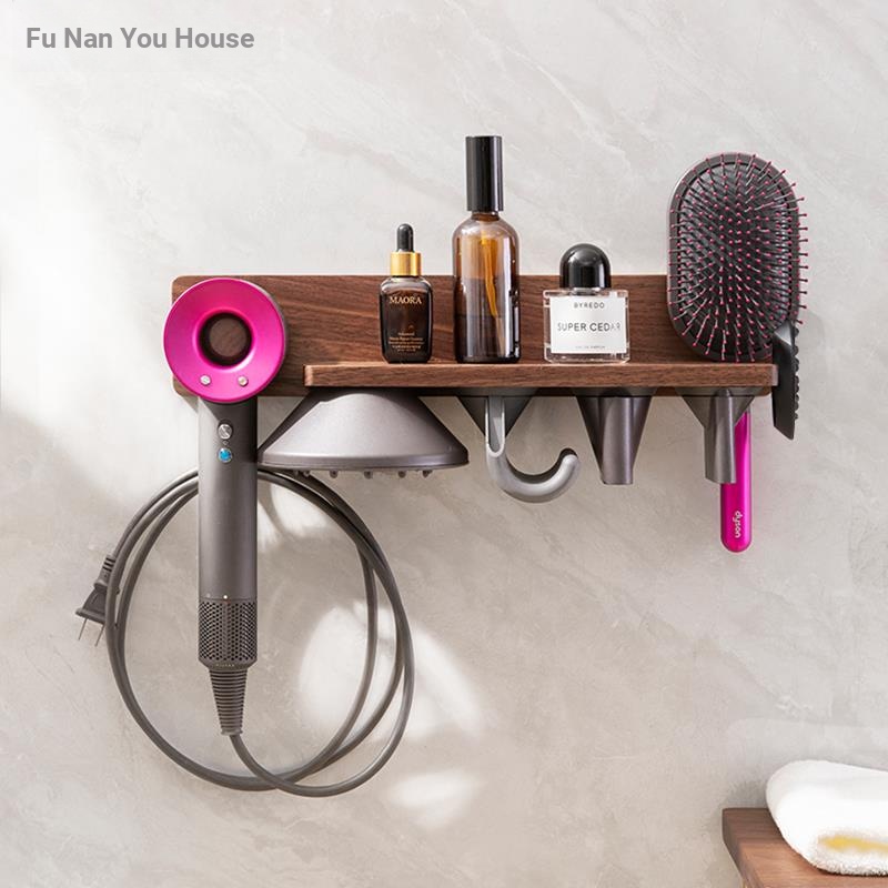 ▤▦▫Phù Hợp Giá Đỡ Máy Sấy Tóc Treo Tường hd08 Bằng Gỗ Trơn Dành Cho dyson Dynan