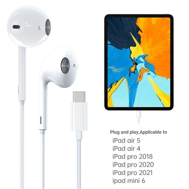 Tai Nghe Có Dây air4 / 5 Phù Hợp Cho iphone ipad tablet Loại C