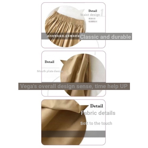 Chân Váy Chữ a Lưng Cao Màu Trơn Phong Cách hong kong Thời Trang Mới 2023