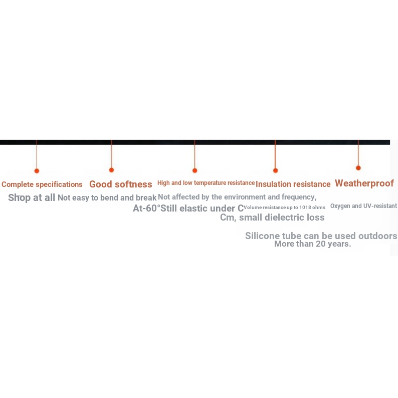Silicone Ống Cao Su Silicon 2mm / 3 / 4 / 5 / 6 / 8 / 10 / 12 / 16 / 19mm