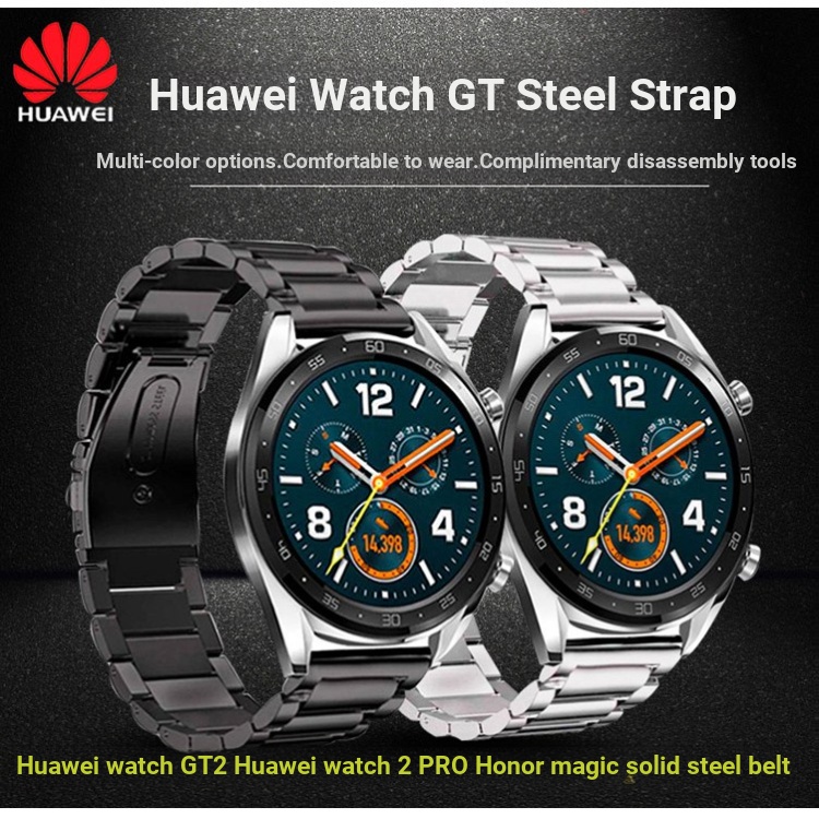 Phù Hợp Dây Đeo Bằng Thép Không Gỉ 22mm Cho huawei gt4 / gt3 46mm / gt2 46mm / pro / gt3 pro 46mm 3 / 4 pro / glory magic2 / gs3
