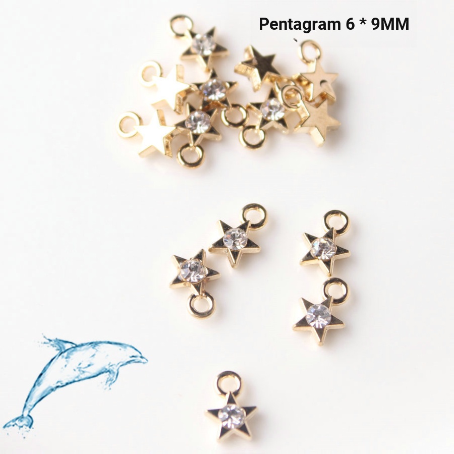 Vương Miện Đính Đá Hình Trái Tim Dùng Làm Đồ Trang Sức Thủ Công diy