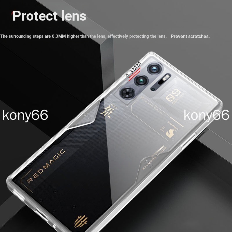Nubia Ốp Điện Thoại Trong Suốt Chống Sốc Bảo Vệ Ống Kính Máy Ảnh Cho red devil 9 pro + red devil 9pro +