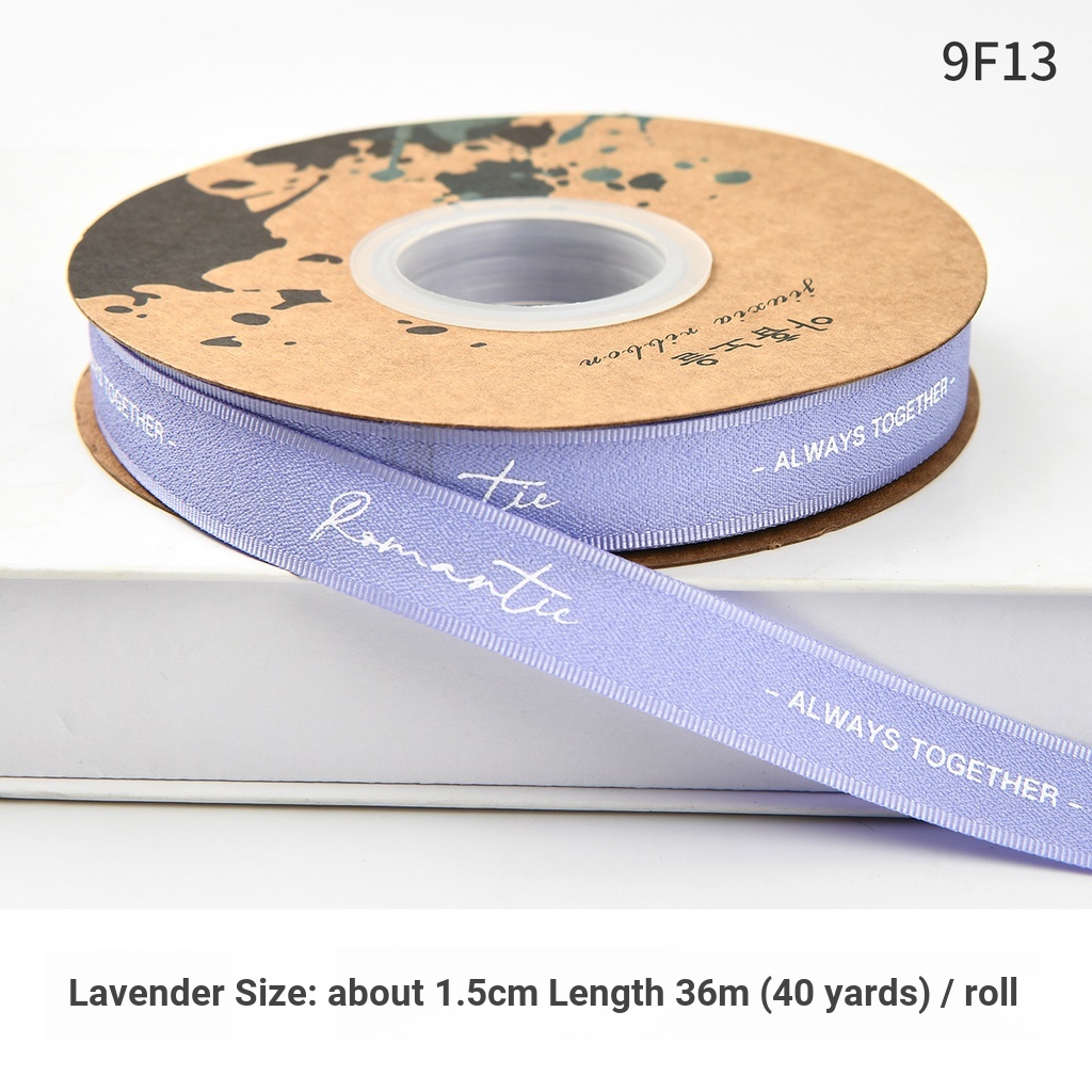 Cuộn Dây Ruy Băng Hoa Tím Trang Trí Hộp Quà Xinh Xắn