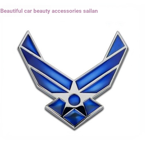 Miếng Dán Trang Trí Xe Hơi Bằng Kim Loại In logo us air force