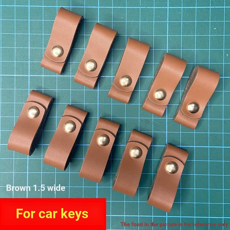 ✤✹✳Móc Chìa Khóa Xe Hơi Bằng Da Bò Thật Có Thể Tháo Rời Không Đau Sáng Tạo
