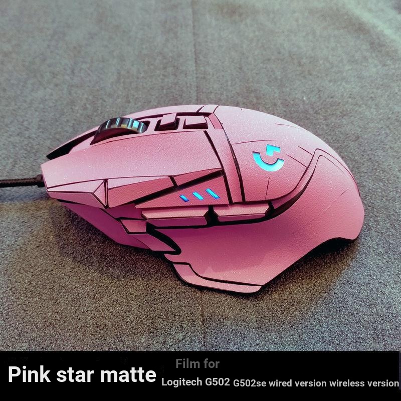 Miếng Dán Chuột Không Dây Chống Trượt Màu Đục In Họa Tiết Cổ Điển Cho logitech g502