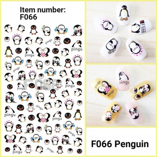Yalayee Miếng Dán Móng Tay Hình Chim Cánh Cụt Hoạt Hình Nhật Bản-tencent qq🐧Loạt Phim Hoạt Hình