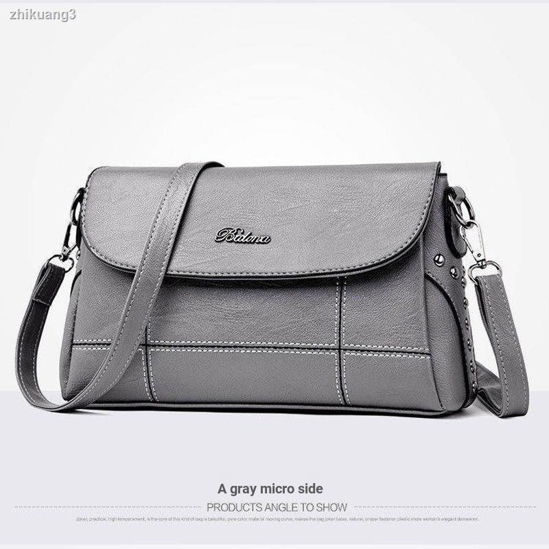 Túi Boutique Girls  2021 Túi xách nữ họa tiết da thật Túi đeo chéo một vai Phiên bản Hàn Quốc Túi mẹ trung niên thời trang