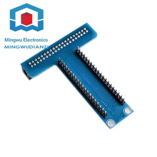 1750 > raspberry pi raspberry pi b + phụ kiện chuyên dụng bảng mở rộng gpio loại t bảng mạch pcb màu xanh đỏ