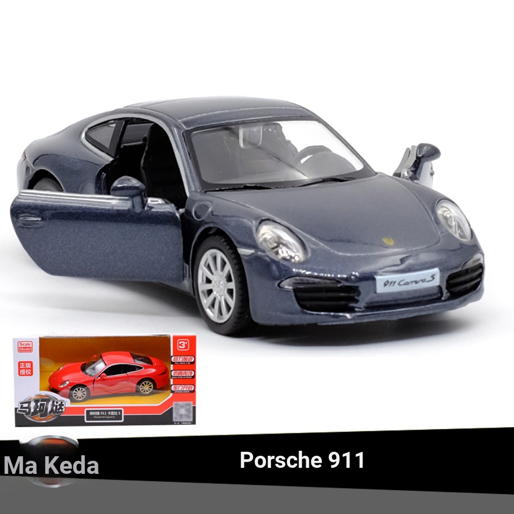 Yufeng RMZ Porsche 911 Xe Thể Thao Hợp Kim Được Ủy Quyền Xe Ô Tô Mẫu 1: 36 Kéo Lại Mở Cửa Bé Trai Trẻ Em Đồ Chơi Hợp Kim Trang Trí Xe Bộ Sưu Tập Đồ Trang Trí