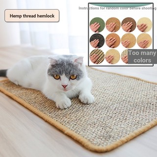 Sisal mèo xước thảm sisal thảm chà vuốt mài mèo thảm ngủ thảm mèo placemat ngủ thảm ngủ đồ cho thú cưng mèo litter