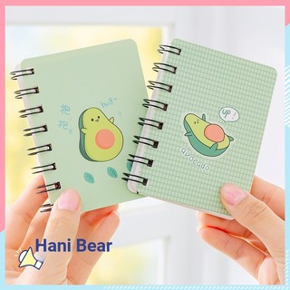 🍓Gấu Hani🍓Dễ Thương Bơ Rollover Cuộn Máy Tính Xách Tay Di Động A7 Notebook Sinh Viên Mini Pocket Notebook Máy Tính Xách Tay Nhỏ