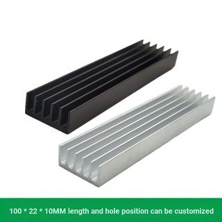 9854 > [Tản Nhiệt] Khối Tản Nhiệt Nhôm Tản Nhiệt 100 * 22 * 10MM (2 Chiếc)