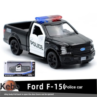 Yufeng RMZ FORD F-150 Xe Bán Tải Cảnh Sát Xe Hợp Kim Mẫu Xe 1: 36 Kéo Lại Cửa Mở Bé Trai Đồ Chơi Hợp Kim Trang Trí Xe Bộ Sưu Tập Đồ Trang Trí Quà Tặng Sinh Nhật