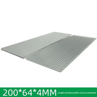 9926 > [Tản Nhiệt] Khối Tản Nhiệt Nhôm Tản Nhiệt 200 * 64 * 4MM (1 Cái)
