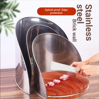 Thớt thép không gỉ hàng rào thớt hàng rào vách ngăn tròn hàng rào chống bắn chống gió nhà bếp thớt hàng rào thịt vuốt bun rau pier hàng rào