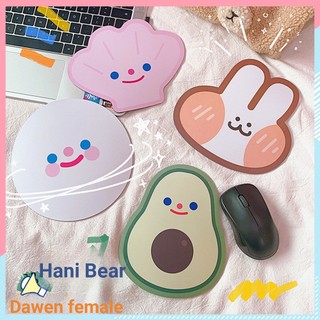 🍓Gấu Hani🍓Ins Style Nhật Bản Sáng Tạo Mini Máy Tính Miếng Lót Chuột Dễ Thương Mặt Cười Cloud Bơ Miếng Lót Chuột