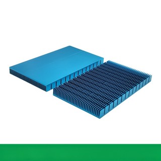 9940 > khối tản nhiệt nhôm tản nhiệt có rãnh xanh 150 12mm
