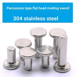3316 > [M2 M2.5 M3M4 M5 M6] Đinh tán phẳng 304 bằng thép không gỉ GB109 Bộ gõ Đầu phẳng Đinh tán rắn Đinh tán nhỏ
